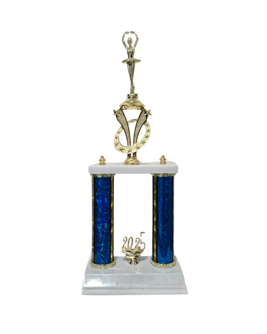 19" Base, Year Trim, 2 Columns, Platform, Riser and Topper (Engraving Included) - Image 5