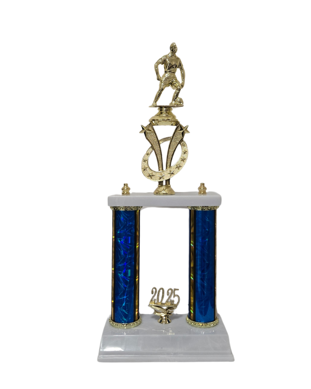 19" Base, Year Trim, 2 Columns, Platform, Riser and Topper (Engraving Included)